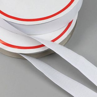 Nastro a strappo autoadesivo, set da nastro maschio + nastro femmina (25 m ciascuno) 38 mm | bianco 
