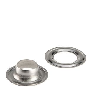 Occhielli in acciaio inox, autoperforanti Occhielli tondi #2 (⌀ 9,2 mm)