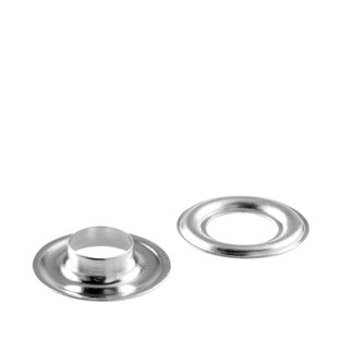 Occhielli per teloni inossidabili, autoperforanti, ottone Occhielli tondi #3 (⌀ 11,3 mm)  | argento 