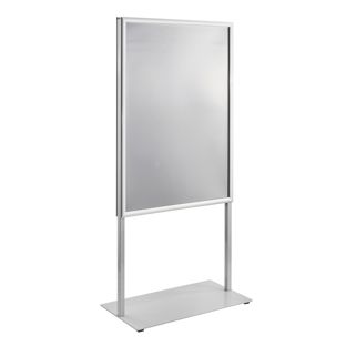 Espositore poster bifacciale A1, NEO argento 