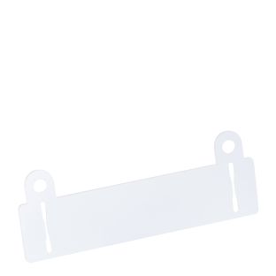 Fastener per archiviazione con 2 occhielli, con scanalatura  | bianco 