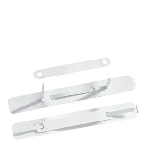 Fastener in cartone, autoadesivo, bianco, 150 x 20 mm 