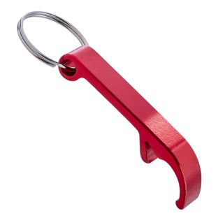 Apribottiglie, alluminio rosso 