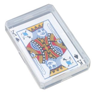 Porta carte da gioco, 97 x 65 x 15 mm, base e coperchio 