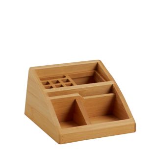 Organizer da scrivania con portamatite e scomparti 