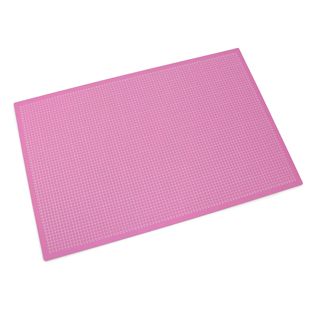Tappetino da taglio A1, 90 x 60 cm, autorigenerante, con reticolato rosa|grigio 