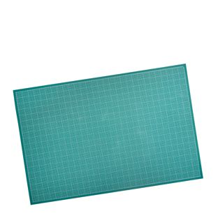Tappetino da taglio grande, 150 x 100 cm, autorigenerante, con reticolato verde 