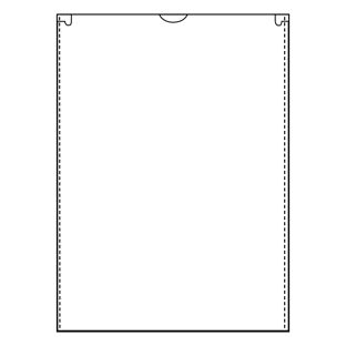 Buste protettive, 148 x 210 mm, lato corto aperto, trasparente 