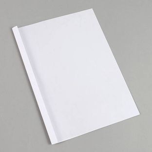 Cartellina a rilegatura termica A4 con fessura, struttura in pelle, 40 fogli, null | 4 mm | 240 m