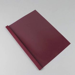 Cartellina a rilegatura termica A4, struttura in pelle, 60 fogli, null | 6 mm | 240 m
