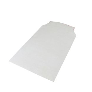 Busta in cartone A4, 24,5 x 34,5 x 3 cm, chiusura autoadesiva, apertura facilitata, bianco 