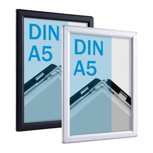 Cornice a scatto A5 Opti Frame, con supporto posteriore  