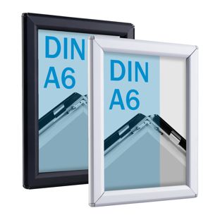 Cornice a scatto A6 Opti Frame, con supporto posteriore  