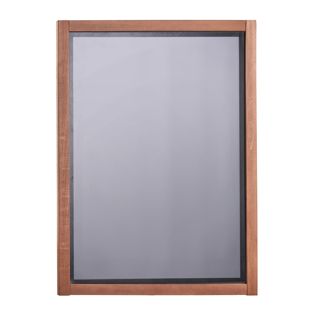 Lavagna in legno MULTI, con lavagna da gesso e cornice magnetica 