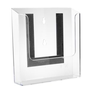 Porta brochure da parete, magnetico, polistirolo, trasparente PTXI, 1 x A5 