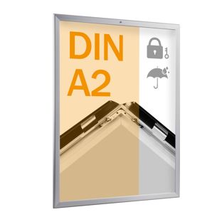 Cornice a scatto, alluminio, A2, impermeabile, chiudibile argento 