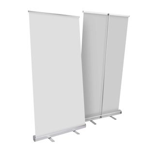 Roll Up Standard, senza stampa, 200 x 100 cm | argento 