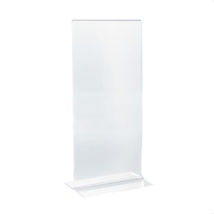 Porta avvisi da banco a T, PS 1/3 A4  | verticale 