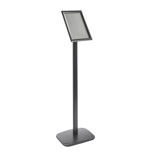Espositore a leggio ECONOMY A4 con cornice a scatto nero 