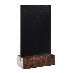 Lavagna da banco nero|marrone scuro  | A6 - 105 x 148 mm 