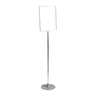 Espositore poster, altezza regolabile, A3, argento 