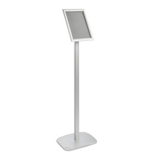 Espositore a leggio ECONOMY A4 con cornice a scatto argento 
