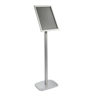 Espositore a leggio ECONOMY A3 con cornice a scatto argento 