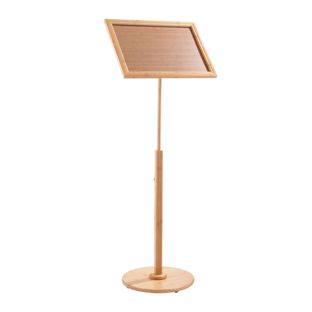 Espositore a leggio BAMBOO, altezza regolabile 