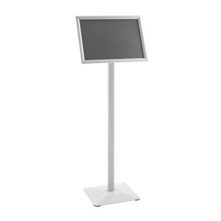 Espositore a leggio PREMIUM A3 con cornice a scatto argento 