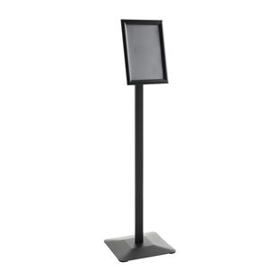 Espositore a leggio PREMIUM A4 con cornice a scatto nero 