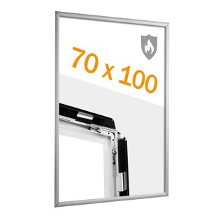 Cornice a scatto antincendio 70 x 100 con certificazione B-s1, d0 
