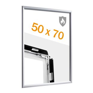 Cornice a scatto antincendio 50 x 70 con certificazione B-s1, d0 