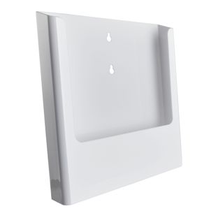 Porta brochure da parete, polistirolo, trasparente PTXD 