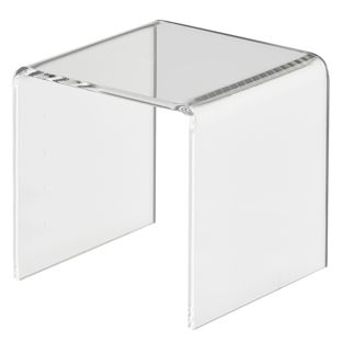 Espositore in acrilico a forma di U, trasparente 75 x 75 x 75 mm 