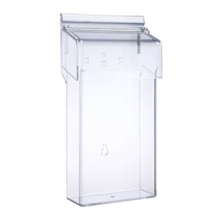Porta brochure da esterno con coperchio, robusto 1/3 A4
