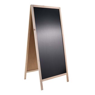 Cavalletto lavagna in legno WOOD-STOP Lite XL, 64 x 136 cm 
