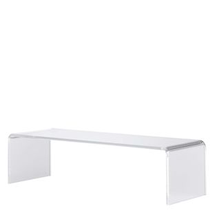 Espositore a ponte, acrilico, trasparente, rettangolare 200 x 50 x 70 mm 