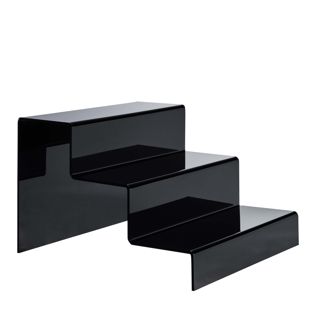 Espositore a scaletta, acrilico null | 300 x 215 x 333 mm | a 3 gradini