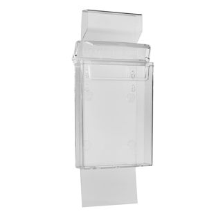 Porta brochure per cavalletti pubblicitari, resistente alle intemperie con coperchio, trasparente A5 