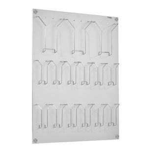 Porta brochure da parete FOCUS, 9 x A4 / 18 x DIN lungo 