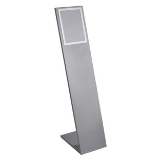 Espositore a leggio PLANAR A4 con cornice magnetica argento 