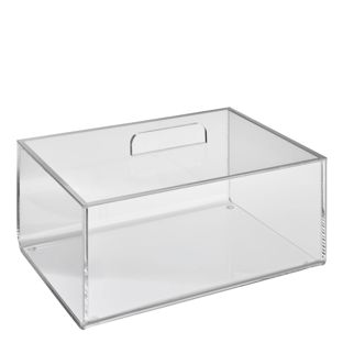 Scatola in acrilico con coperchio 240 x 175 x 100 mm  | coperchio appoggiato 