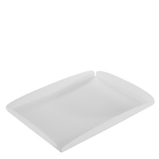 Vassoio decorativo, acrilico trasparente  | opaca  | 395 x 290 x 30 mm 