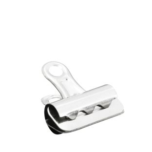 Molle fermacarte con clip bulldog, metallo 32 x 35 mm 