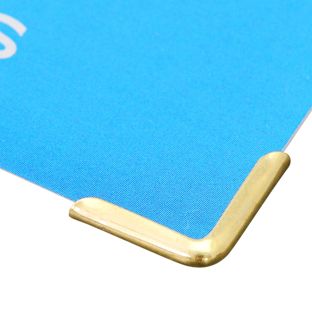 Angoli per libri Metallo C 15 - 15 x 15 mm  | ottonato 