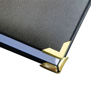 Angoli per libri Metallo PS 16 - 16 x 16 mm  | ottonato 