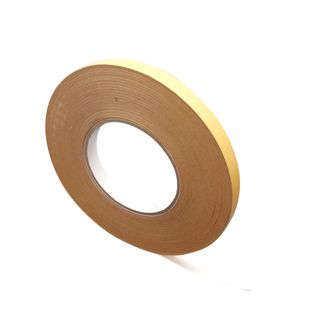Nastro biadesivo di PVC, bianco, adesivo acrilico forte, CLM22 12 mm