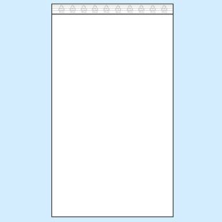 Sacchetti con chiusura ZIP, plastica PE 50 µm | 300 x 500 mm 