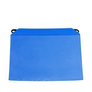 Tasche di contrassegno per contenitori in filo metallico, con ganci per appendere e strisce magnetiche A4  | Formato orizzontale 