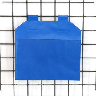 Buste portadocumenti per contenitori in filo metallico, con linguetta e chiusura magnetica 